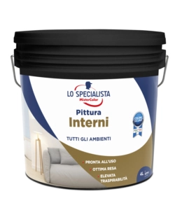 PITTURA PER INTERNI LO SPECIALISTA - BIANCO 4 LT.