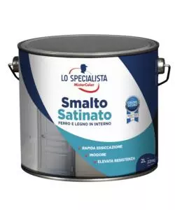 SMALTO ACQUA SATINATO 2 LT. VERDE SCURO