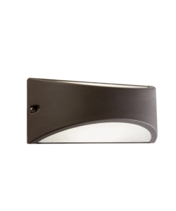 APPLIQUE LED "LHASA" MARRONE 10W, BIANCO NATURALE