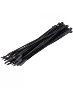 FASCETTE PER CABLAGGI INTERNI ED ESTERNI COLORE NERO, 25 PEZZI