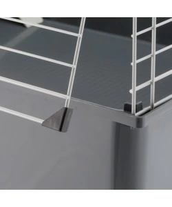 GABBIA PER CONIGLI "RABBIT 100" GRIGIO, 95X57XH46 CM  - FERPLAST
