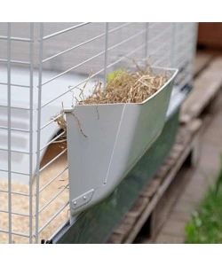 GABBIA PER CONIGLI "RABBIT 100" GRIGIO, 95X57XH46 CM  - FERPLAST