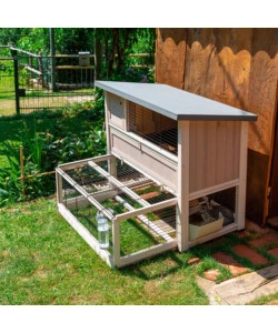 CONIGLIERA IN LEGNO "RANCH 120 MAX", 117X69X107 CM  - FERPLAST