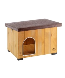 CUCCIA PER CANI DA ESTERNO "BAITA 50" IN LEGNO, 56X46,5X41,5 CM - FERPLAST