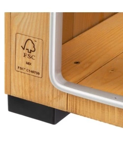 CUCCIA PER CANI DA ESTERNO FERPLAST "BAITA 50" IN PINO NORDICO 56X46,5X41,5 CM