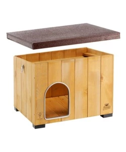 CUCCIA PER CANI DA ESTERNO FERPLAST "BAITA 50" IN PINO NORDICO 56X46,5X41,5 CM