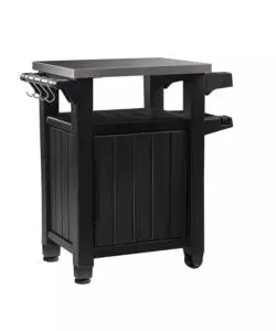 TAVOLINO KETER "UTILITY X" PER BBQ IN RESINA - 150 L 82x52x90 CM GRAFITE