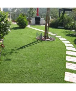 PRATO SINTETICO VERDE ECONOMICO 1X10 MT H20 MM PER GIARDINO "STANDARD"