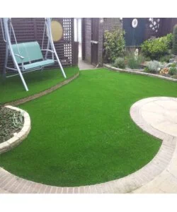 PRATO SINTETICO VERDE ECONOMICO 1X10 MT H20 MM PER GIARDINO "STANDARD"