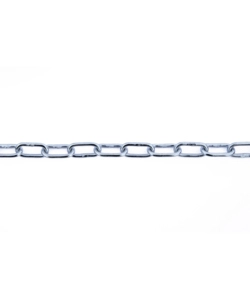 CATENA GENOVESE PRETAGLIATA Ø 4 MM. IN ACCIAIO ZINCATO 5 MT.