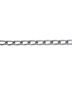 CATENA RITORTA PRETAGLIATA Ø 3 MM. IN ACCIAIO OTTONATO 2,5 MT.