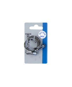 FASCETTA STRINGITUBO Ø 19 - 28 MM. IN ACCIAIO INOX A2 - AISI 304 - 2 PZ.