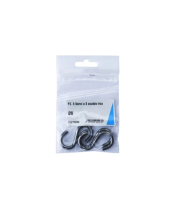GANCIO A S Ø 5 MM. IN ACCIAIO INOX A4 - AISI 316 - 3 PZ.