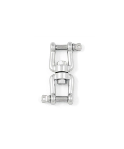 GIRELLA A 2 FORCELLE Ø 6 MM. IN ACCIAIO INOX A4 - AISI 316