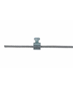 MORSETTO SERRACAVI Ø 3 MM. FERRO ZINCATO CON VITE LATERALE 4 PZ.
