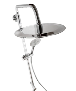 Colonna doccia "Poseidon" con soffione e doccetta cromo