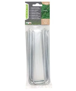 Metaltex Picchetto In Acciaio Per Stendibiancheria Rotante, Diametri 3,2 E 4 Cm, Colore Oro, Facile Installazione Senza Cemento