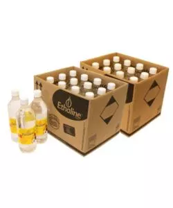 BIOETANOLO LIQUIDO 24 BOTTIGLIE DA 1 LT ETHALINE