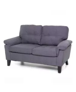 DIVANO "DENVER" 2 POSTI TESSUTO BLU JEANS, 145x95x78 CM