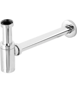 SIFONE TONDO IN ACCIAIO CROMATO 1" 1/4