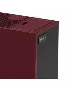 STUFA A PELLET SLIM CANADIAN STOVE "MINI 5" BORDEAUX 4,4 KW