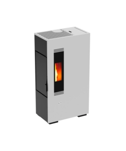 STUFA A PELLET SLIM  CANADIAN STOVE "MINI 5" BIANCO 4,4 KW