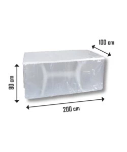 COPERTURA PER TAVOLI DA ESTERNO 200 X 100 X H 80 - RIBIMEX
