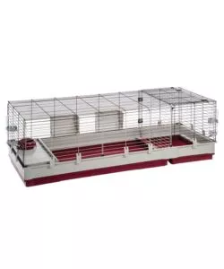 GABBIA PER CONIGLI "KROLIK 160" IN KIT DI MONTAGGIO, 162X60X50 CM - FERPLAST