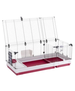GABBIA PER CONIGLI "KROLIK 140" IN KIT DI MONTAGGIO, 142X60X50 CM - FERPLAST