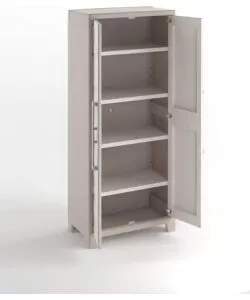 ARMADIO IN RESINA ALTO KETER "GULLIVER" SABBIA, 80X40X182 CM