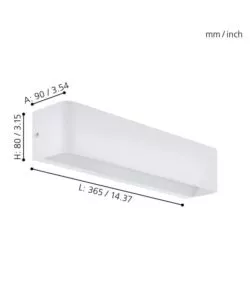 APPLIQUE LED DA INTERNO EGLO "SANIA" BIANCO 3000K