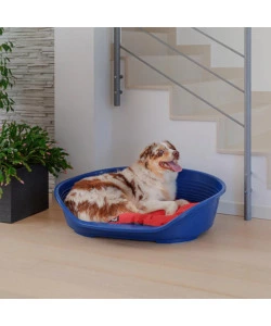 CUCCIA DA INTERNO PER CANI E GATTI FERPLAST "SIESTA DELUXE 10" BLU, 93,5X68X28,5 CM