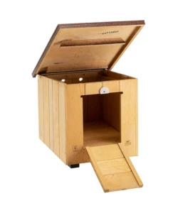 CUCCIA PER CANI DA ESTERNO "BAITA 40" IN LEGNO, 39X50X43 CM - FERPLAST