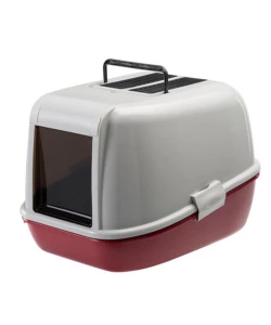 LETTIERA TOILETTE GATTO CHIUSA FERPLAST "MAGIX" BORDEAUX 45,5X55,5X39 CM