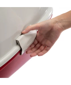 LETTIERA TOILETTE GATTO CHIUSA FERPLAST "MAGIX" BORDEAUX 45,5X55,5X39 CM