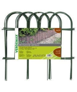 RECINZIONE IN ACC. AD ARCO X AIUOLE 40X40 VERDE