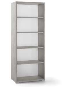 LIBRERIA H185 L71 FINITURA CEMENTO