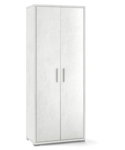 MOBILE 2 ANTE OSSIDO BIANCO, 71X182X41 CM