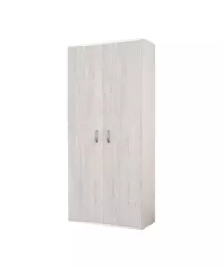 ARMADIO "GOLF" 2 ANTE BIANCO E ROVERE, 80X52X170CM