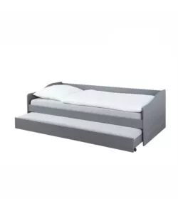 LETTO SINGOLO GRIGIO E LETTO ESTRAIBILE CON FUNZIONE DIVANO 97X208X62 CM