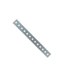 PIASTRINA DRITTA FORATA 200 X 20 SPESSORE 2 MM.