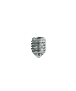 GRANI PER MANIGLIE ZINCATO BIANCO M5X10 MM. - 10 PZ.