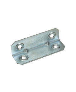 PIASTRINA AD ANGOLO IN ACCIAIO ZINCATO 20 X 20 X 67 MM.