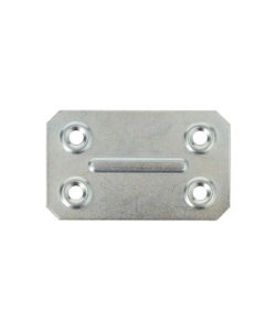 PIASTRINA DI GIUNZIONE IN ACCIAIO ZINCATO 40 X 67 MM.