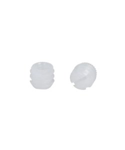 BUSSOLE FILETTATE IN NYLON - M6 - Ø 11 MM. TRASPARENTE 20 PZ.