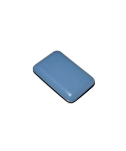 SCIVOLI PTFE ADESIVI RETTANGOLARI 24 X 34 MM. - GRIGIO - 8 PZ.