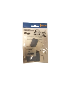 SCIVOLI PTFE ADESIVI RETTANGOLARI 24 X 34 MM. - GRIGIO - 8 PZ.