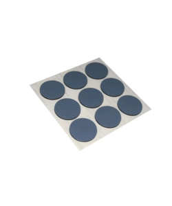 SCIVOLI PTFE ADESIVI TONDI FUSTELLATI Ø 28 MM. - GRIGIO - 6 PZ.