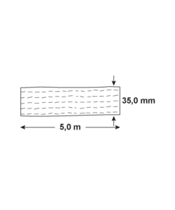 CINGHIA DI ANCORAGGIO 2000 KG. 38 MM. X 5 MT. CON TENDITORE