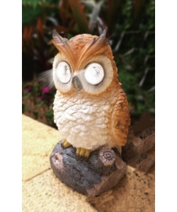LAMPADA SOLARE A GUFO EUROGARDEN 2 LUCI 20X12X12 CM